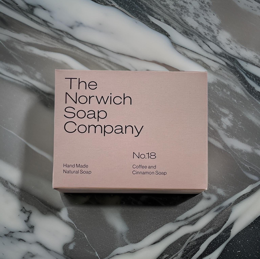 No.18 Coffee and Cinnamon Soap Bar - The Norwich Soap Company