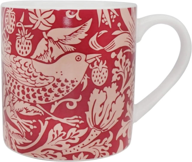 Arts and Crafts Society William Morris Ceramic Mug: Raspberry