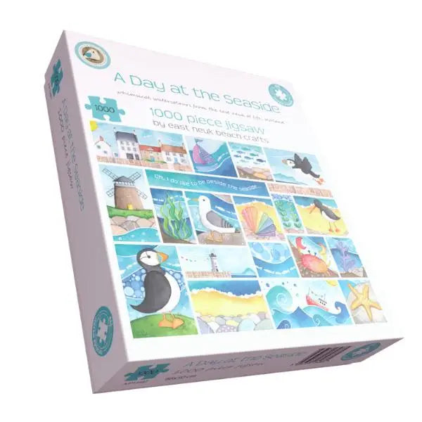 A Day at the Seaside Jigsaw 1000 Piece Puzzle