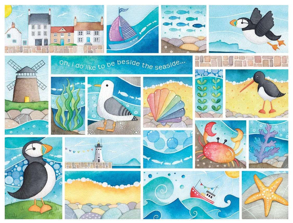 A Day at the Seaside Jigsaw 1000 Piece Puzzle