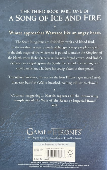 A Storm of Swords 1: Steel and Snow - George R.R. Martin