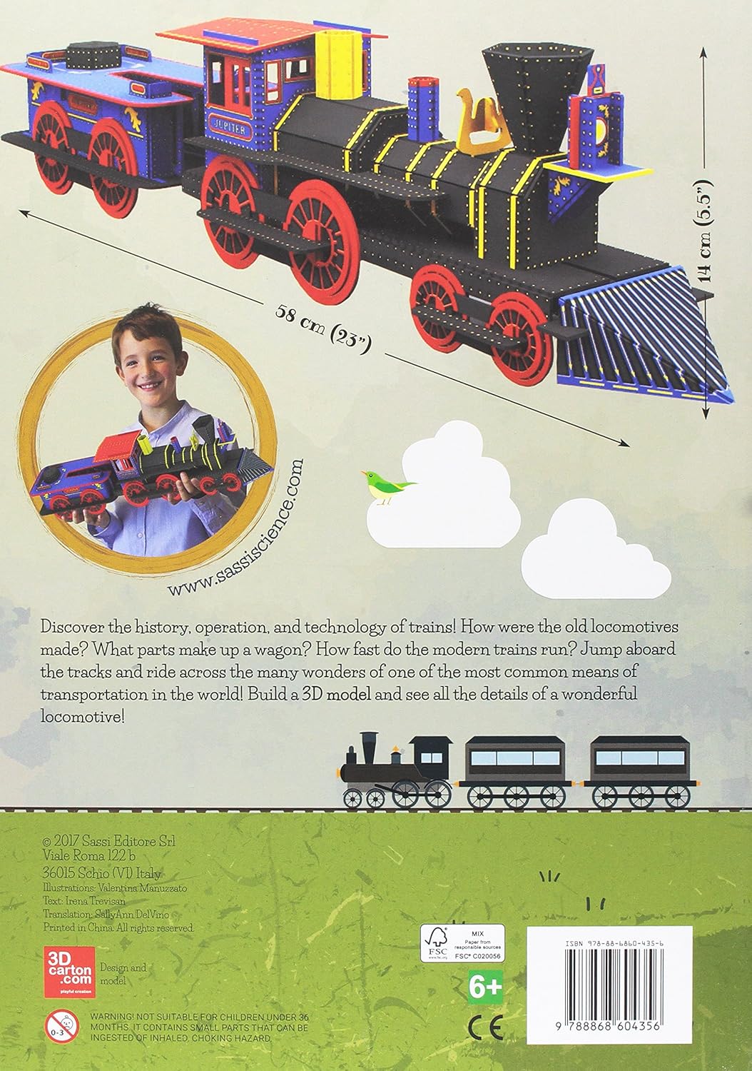 Build a Locomotive 3D: The History of Trains - Irena Trevisan | Valentina Manuzzato