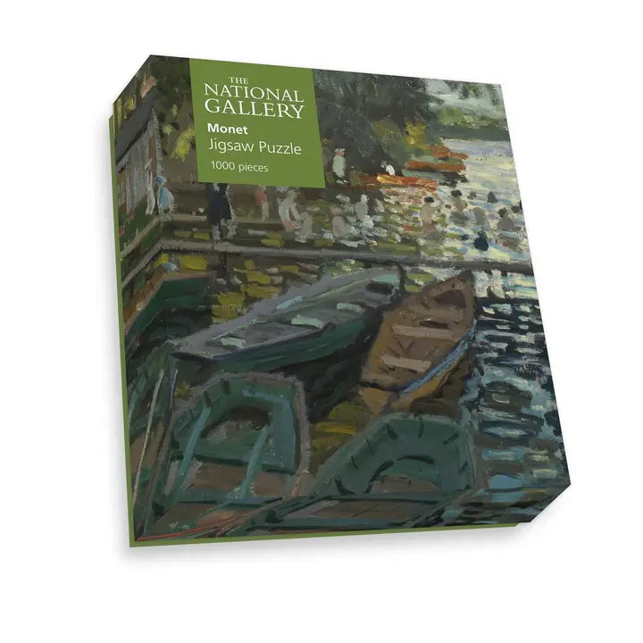 Bathers At La Grenouillere - National Gallery 1000 Piece Jigsaw Puzzle