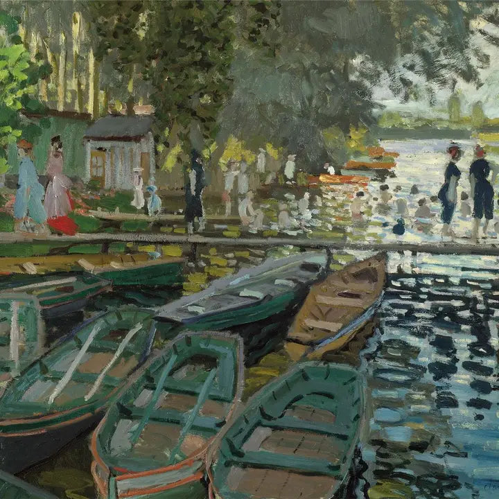 Bathers At La Grenouillere - National Gallery 1000 Piece Jigsaw Puzzle