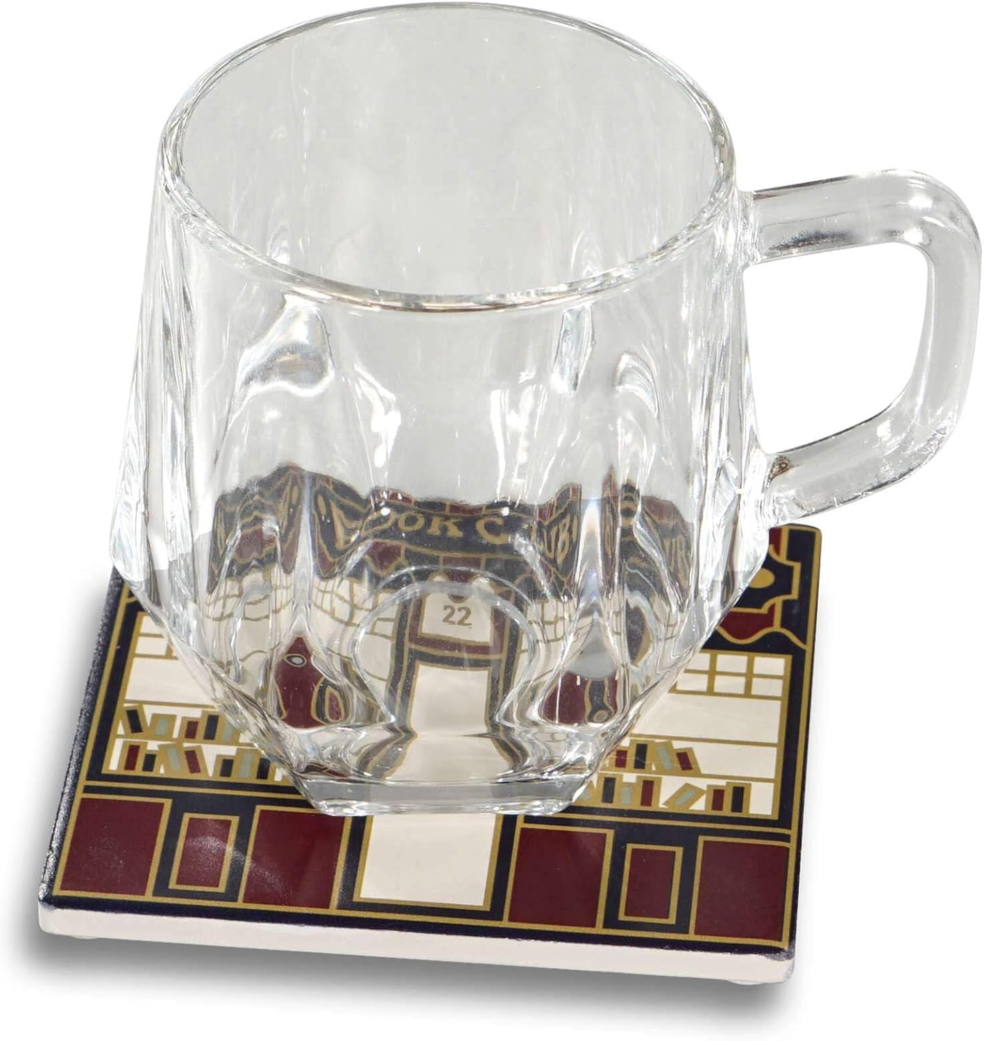 Book Club Ceramic Coaster