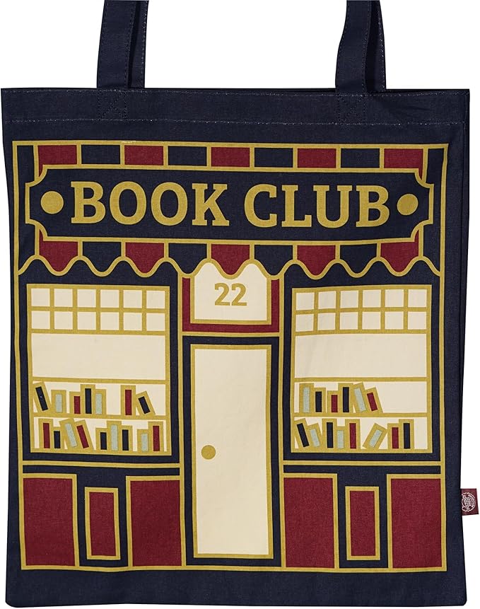 Book Club Recycled Cotton Shopping Bag
