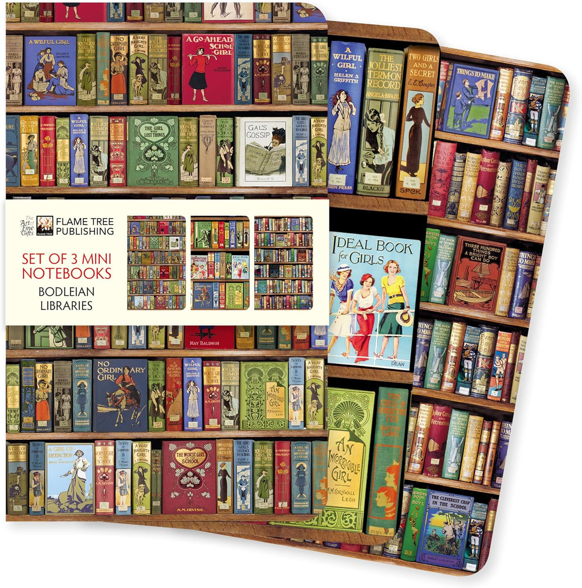 Bodleian Libraries Set of 3 Mini Notebooks