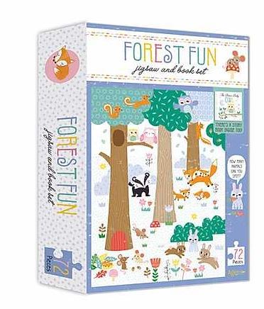Forest Fun Jigsaw & Book Set