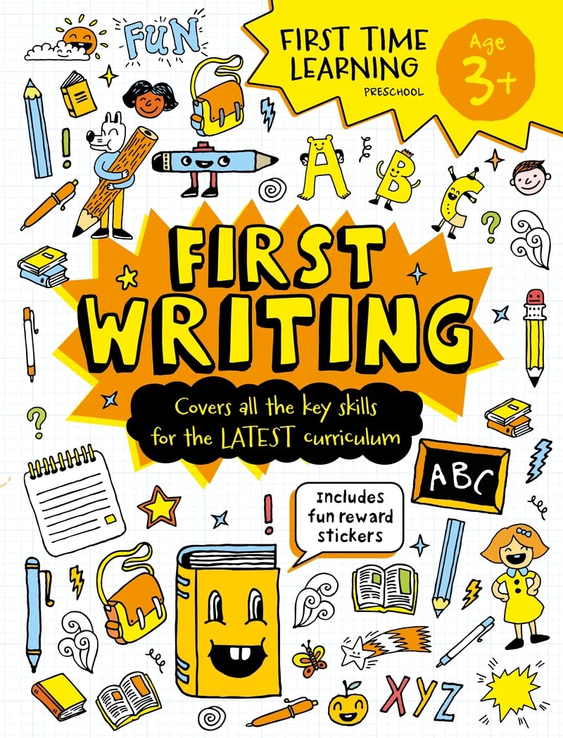 First Time Learning Age 3+ Years: First Writing