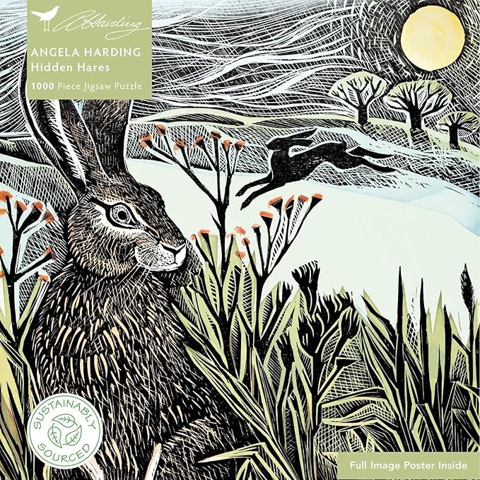 Hidden Hares Jigsaw Puzzle (1000 pieces) - Angela Harding