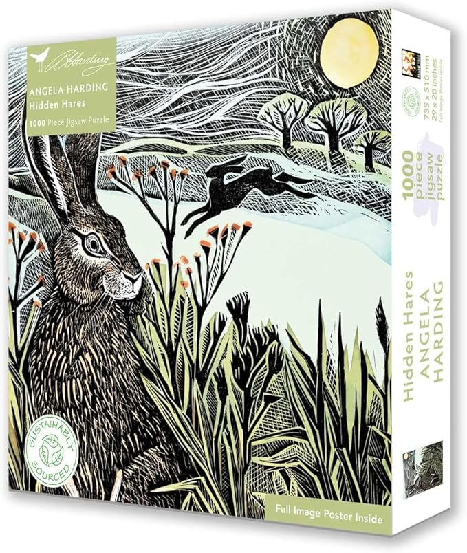 Hidden Hares Jigsaw Puzzle (1000 pieces) - Angela Harding