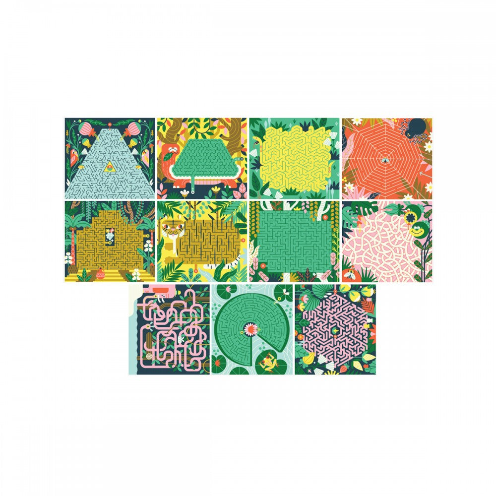 Play Case - 20 Mazes in the heart of the Jungle.