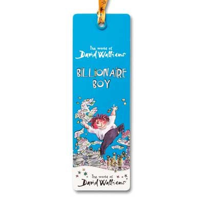 David Walliams BIllionaire Boy Bookmark