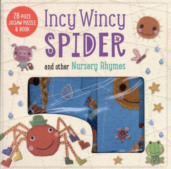 Incy Wincy Spider and other Nursery Rhymes Jigsaw Puzzle & Book