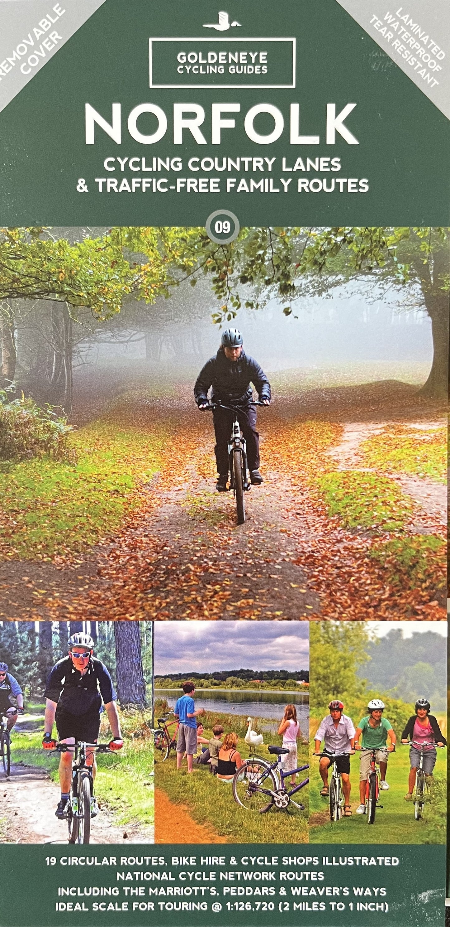 Norfolk Cycling Country Lanes Map