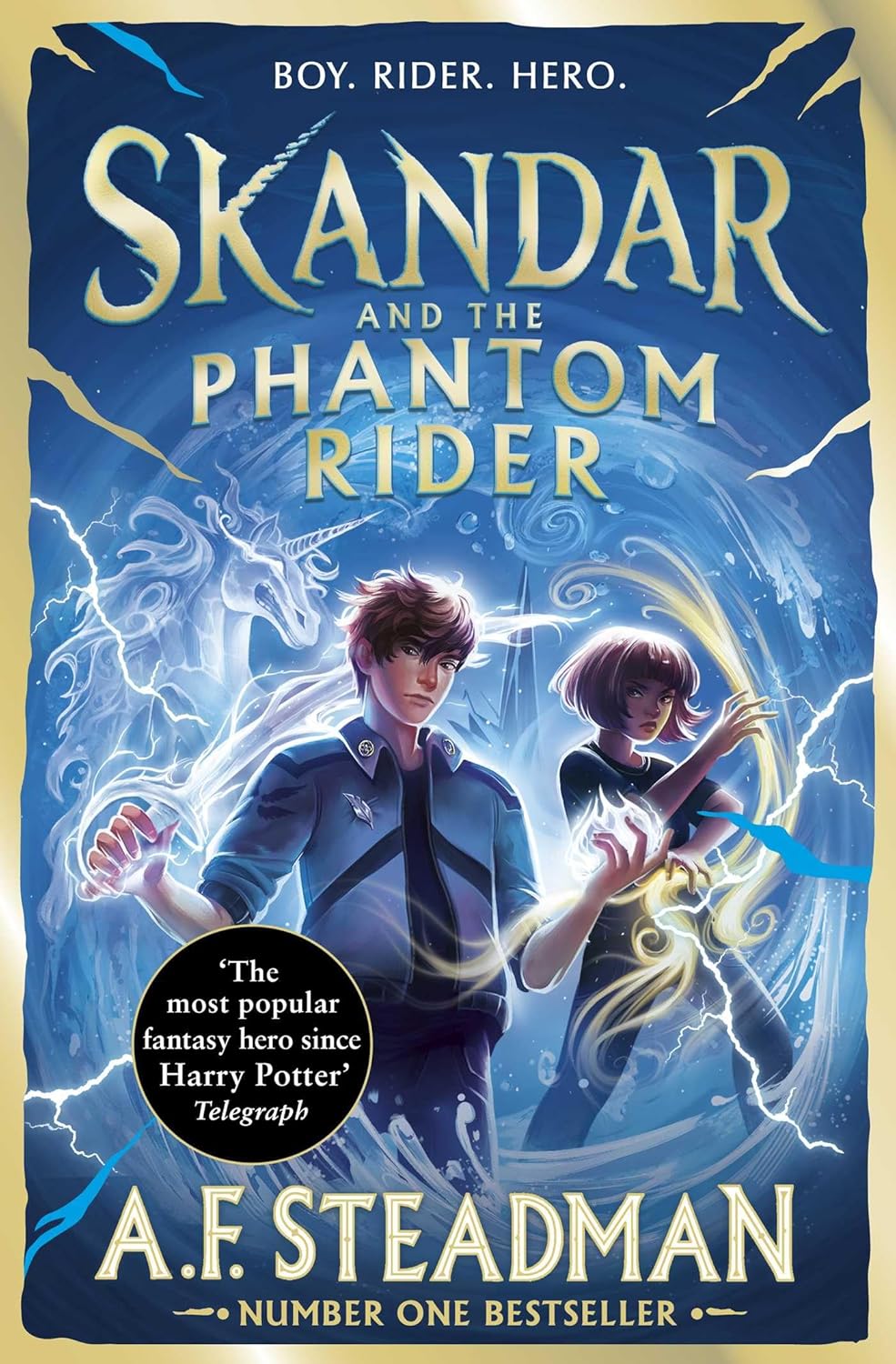 Skandar and the Phantom Rider (Skandar Series #2) - A.F. Steadman