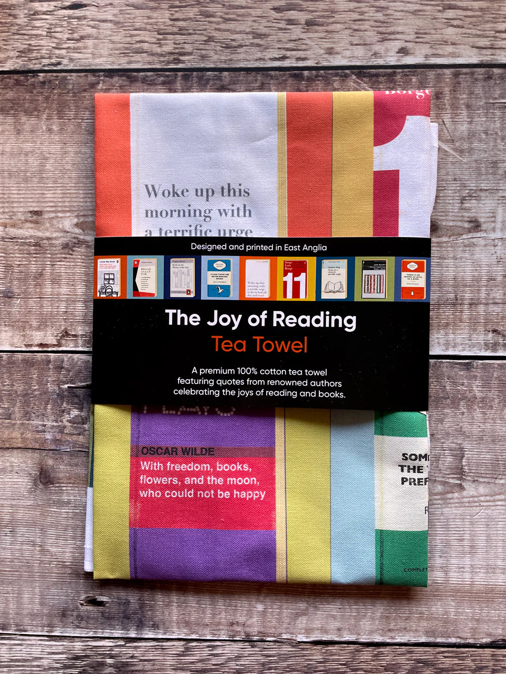 The Joy of Reading Tea Towel