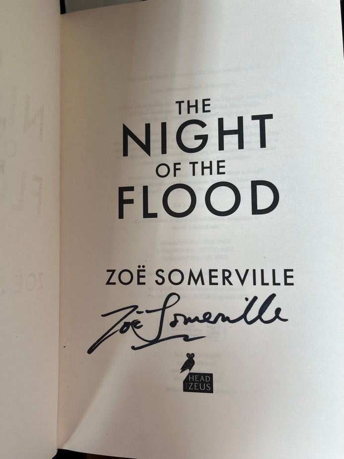 The Night of the Flood - Zoe Somerville - SIGNED