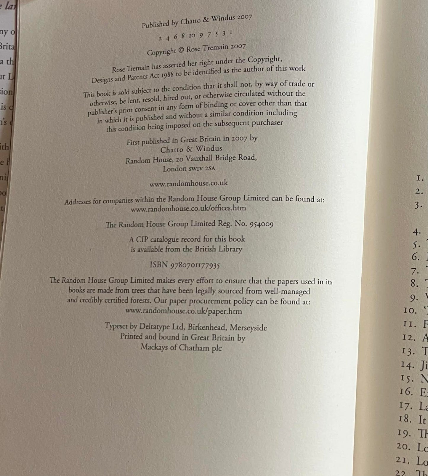 The Road Home - Rose Tremain - SIGNED FIRST EDITION