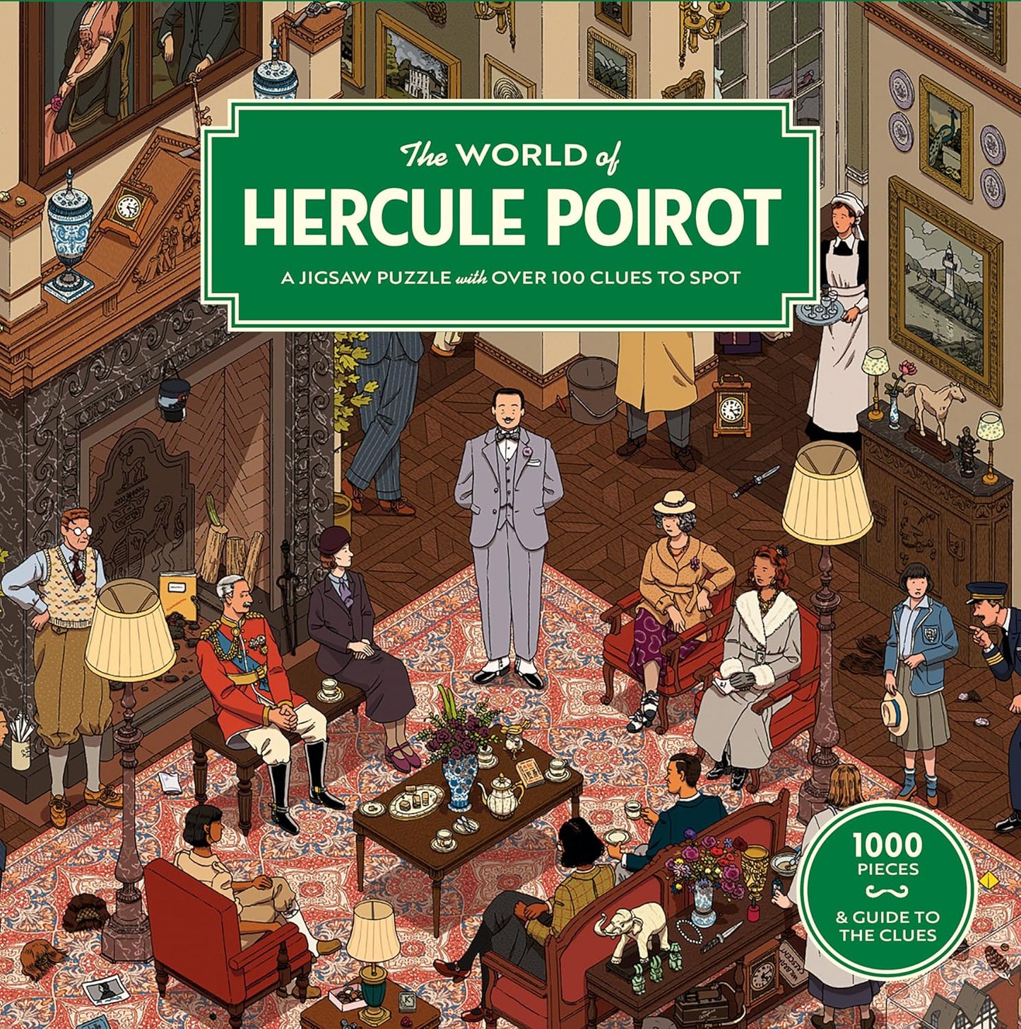 The World of Hercule Poirot: A 1000-piece Jigsaw Puzzle