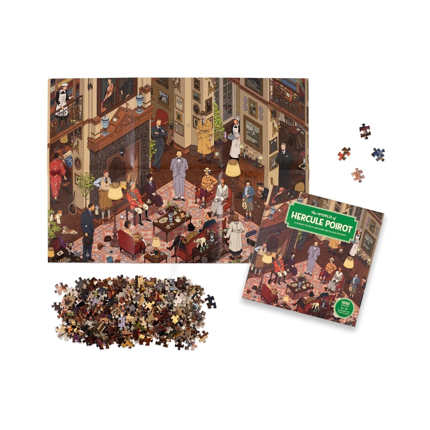 The World of Hercule Poirot: A 1000-piece Jigsaw Puzzle