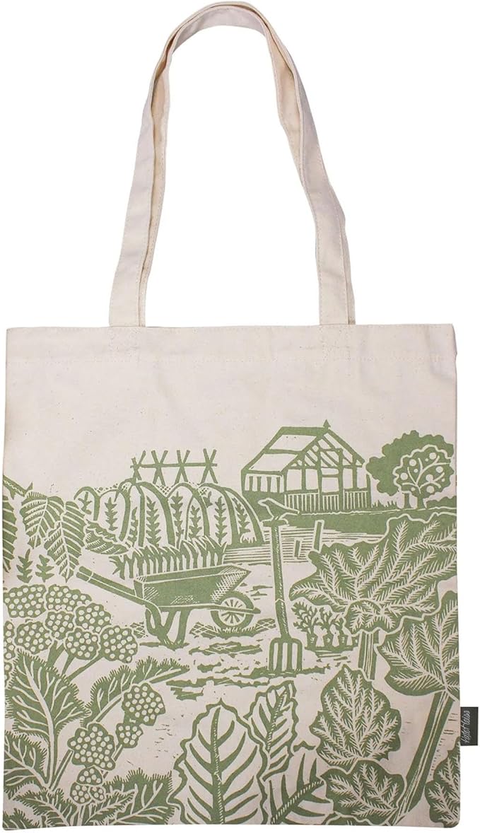 Vegetable Garden Woodland Tote Bag (Green)