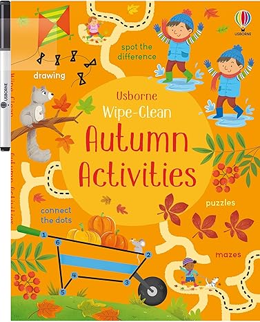 Wipe- Clean Autumn Activities- Usborne