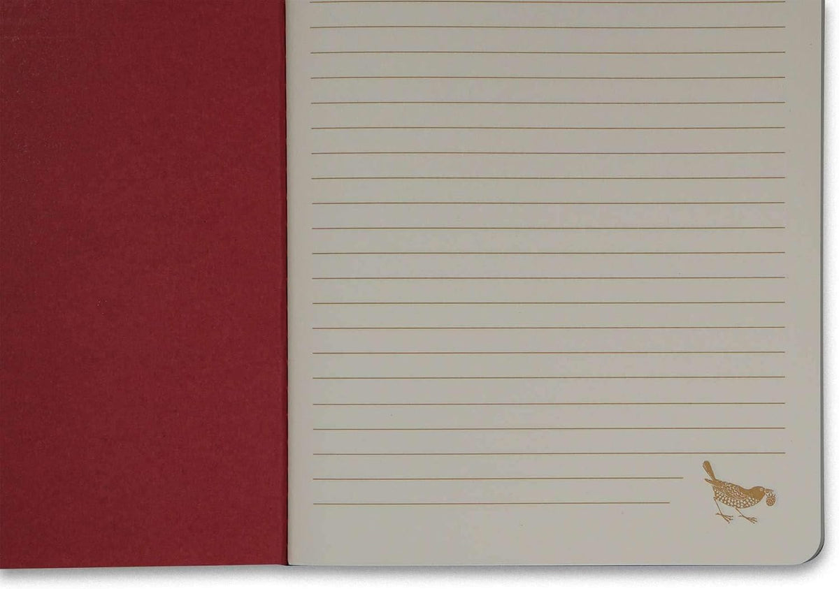William Morris Strawberry Thief Notebook Set of 2