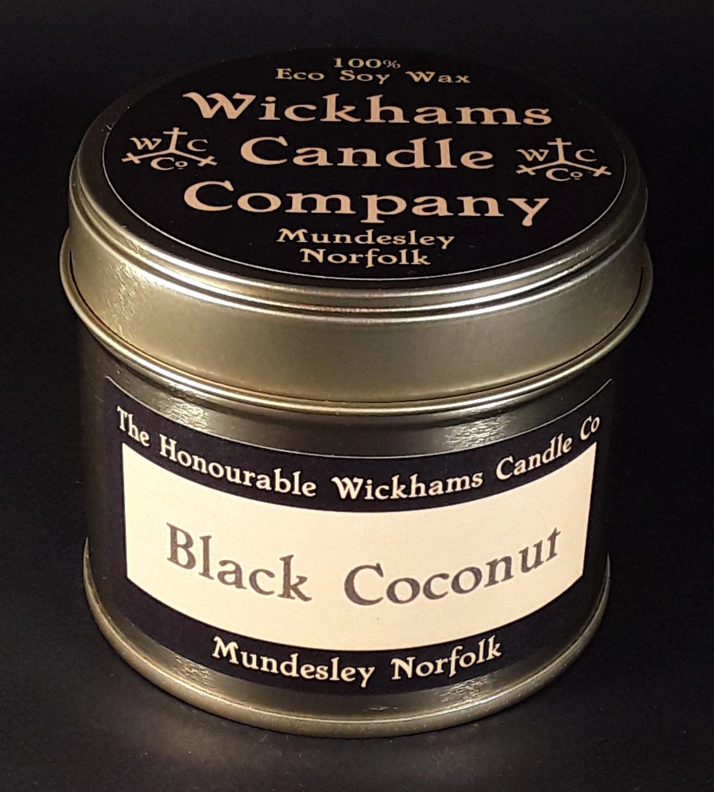 The Honourable Wickham's Candle Company: Black Coconut
