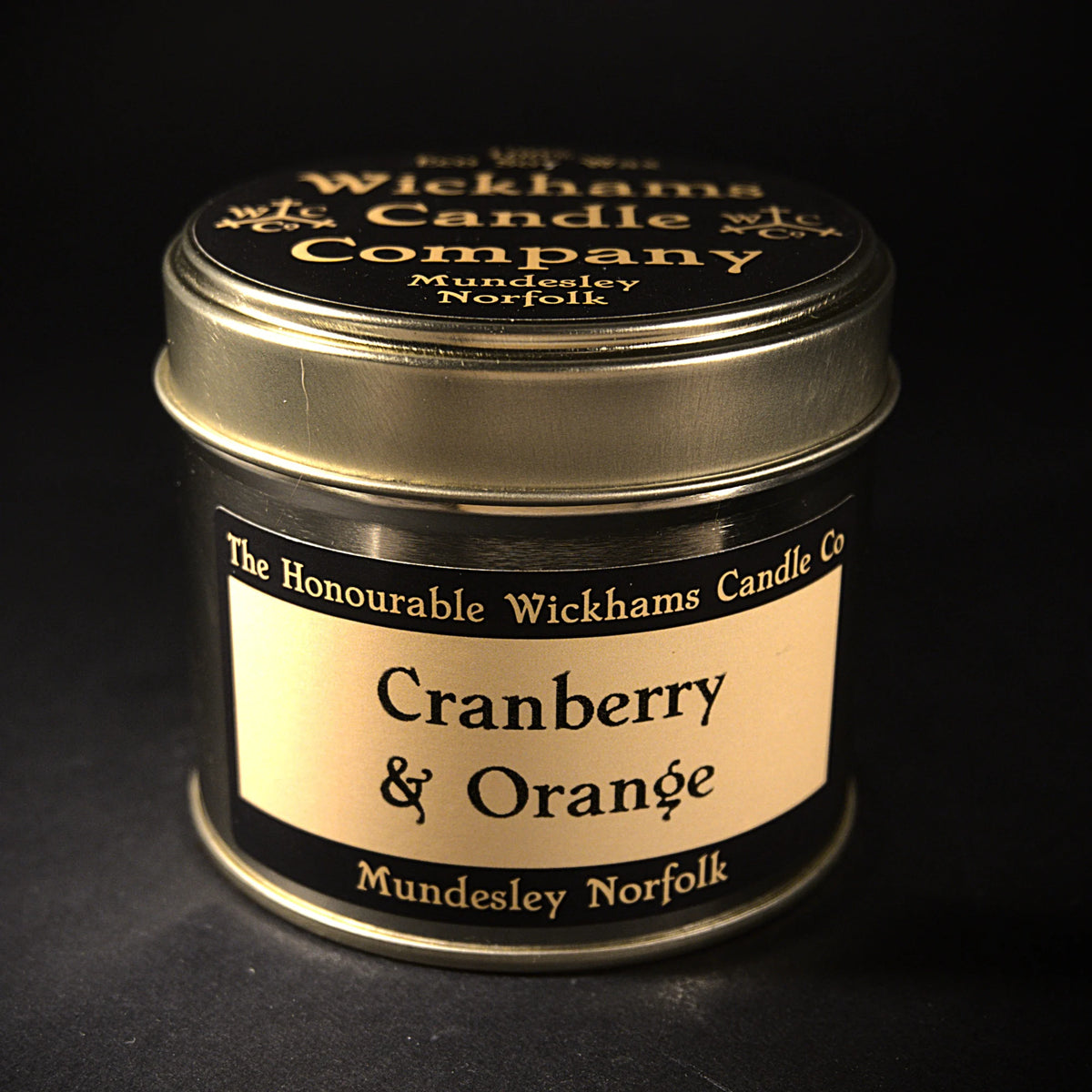 Cranberry and Orange Candle - The Honourable Wickham's Candle Company
