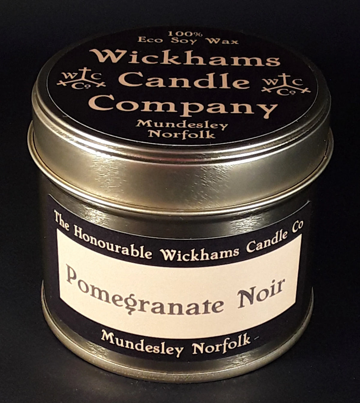 Pomegranate Noir Candle - The Honourable Wickham's Candle Company