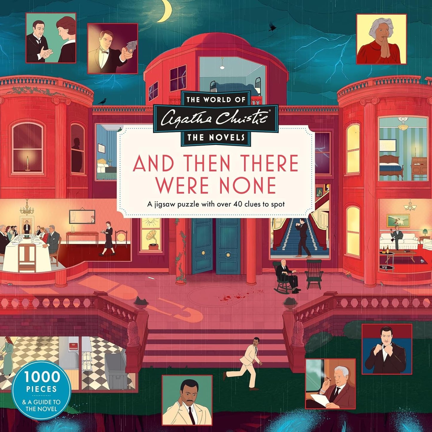 The World of Agatha Christie And Then There Were None: 1000 Piece Jigsaw Puzzle