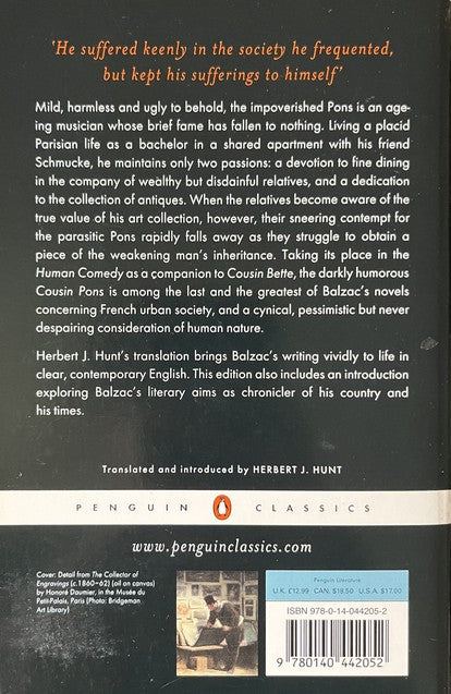 Cousin Pons - Honore de Balzac