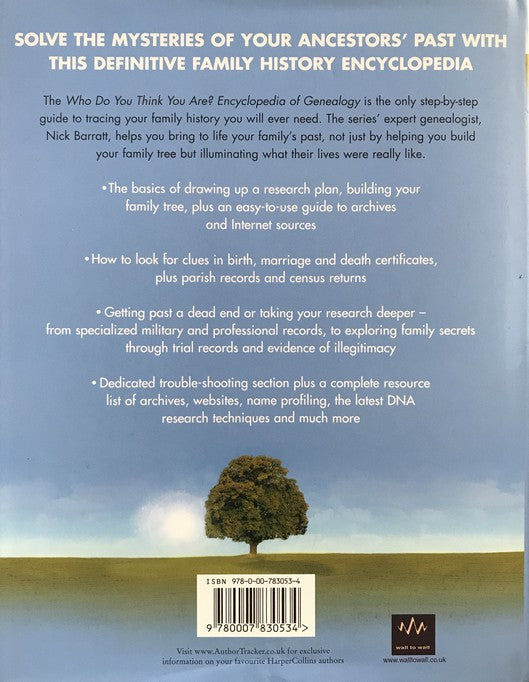 Who Do You Think You Are? Encyclopedia Of Genealogy: The Definitive Reference Guide To Tracing Your Family History (Text Only) - Nick Barratt