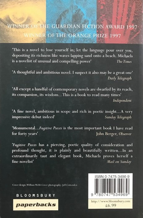 Fugitive Pieces - Anne Michaels