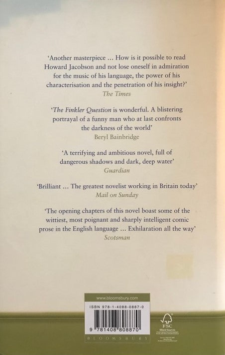 The Finkler Question - Howard Jacobson