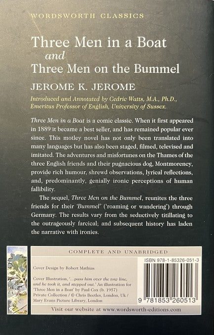 Three Men In A Boat - Jerome K. Jerome