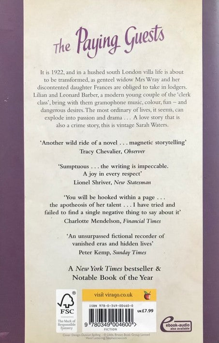 The Paying Guests - Sarah Waters