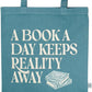 Book Lover Recycled Cotton Shopping Bag