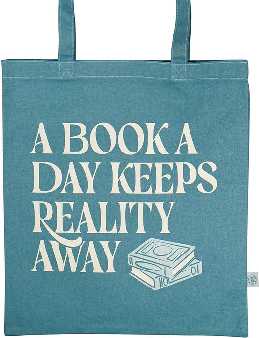 Book Lover Recycled Cotton Shopping Bag