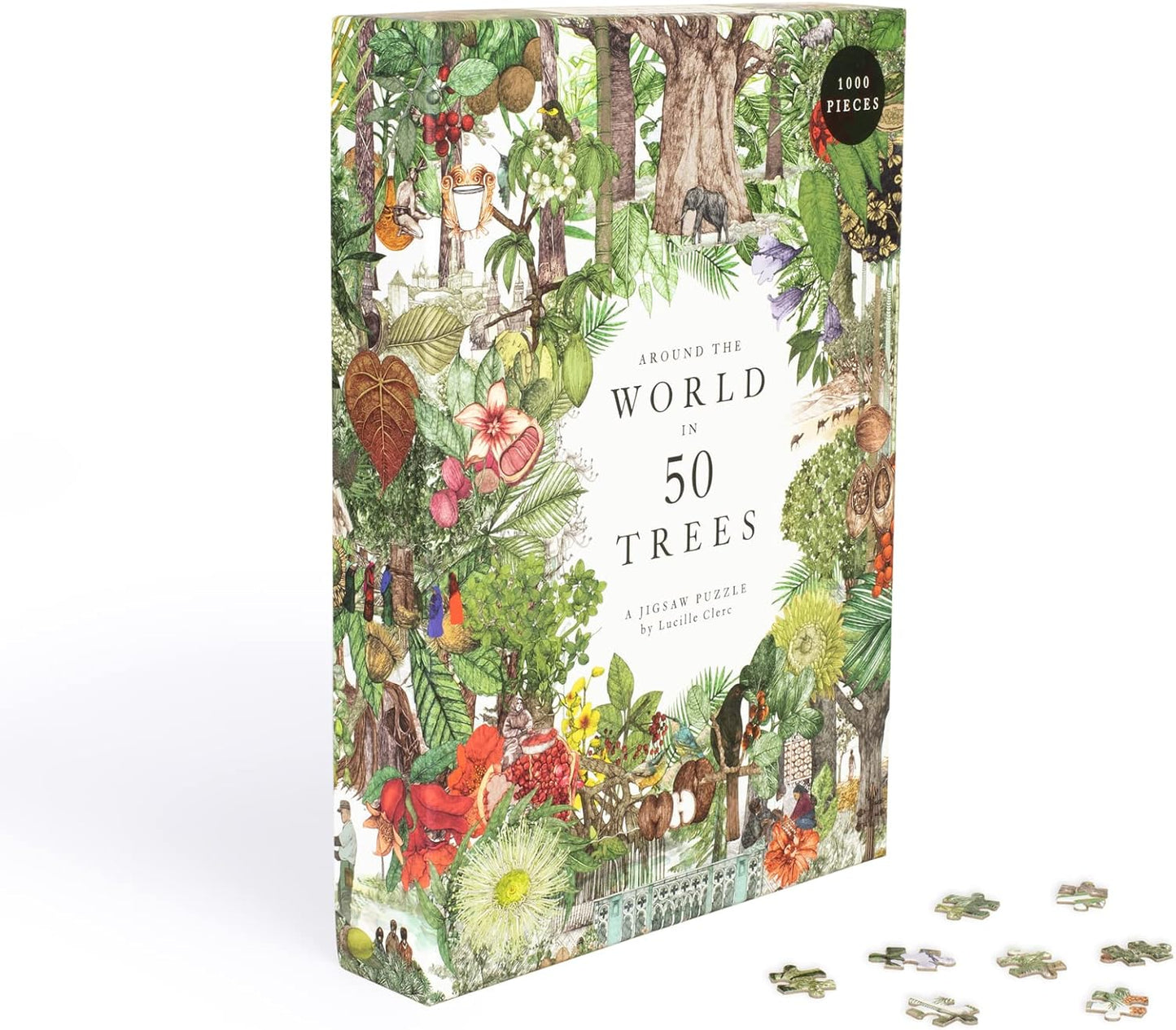 Around the World in 50 Trees: 1000 piece Jigsaw Puzzle