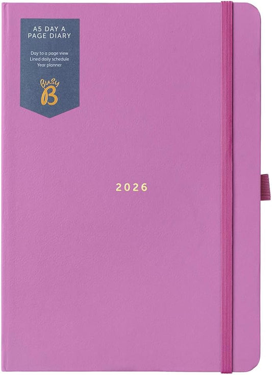 2026 A5 Diary Day-A-Page Planner from Busy B