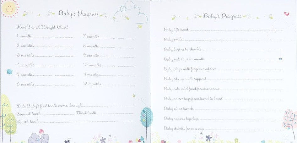 Tiny Tatty Teddy Baby Journal