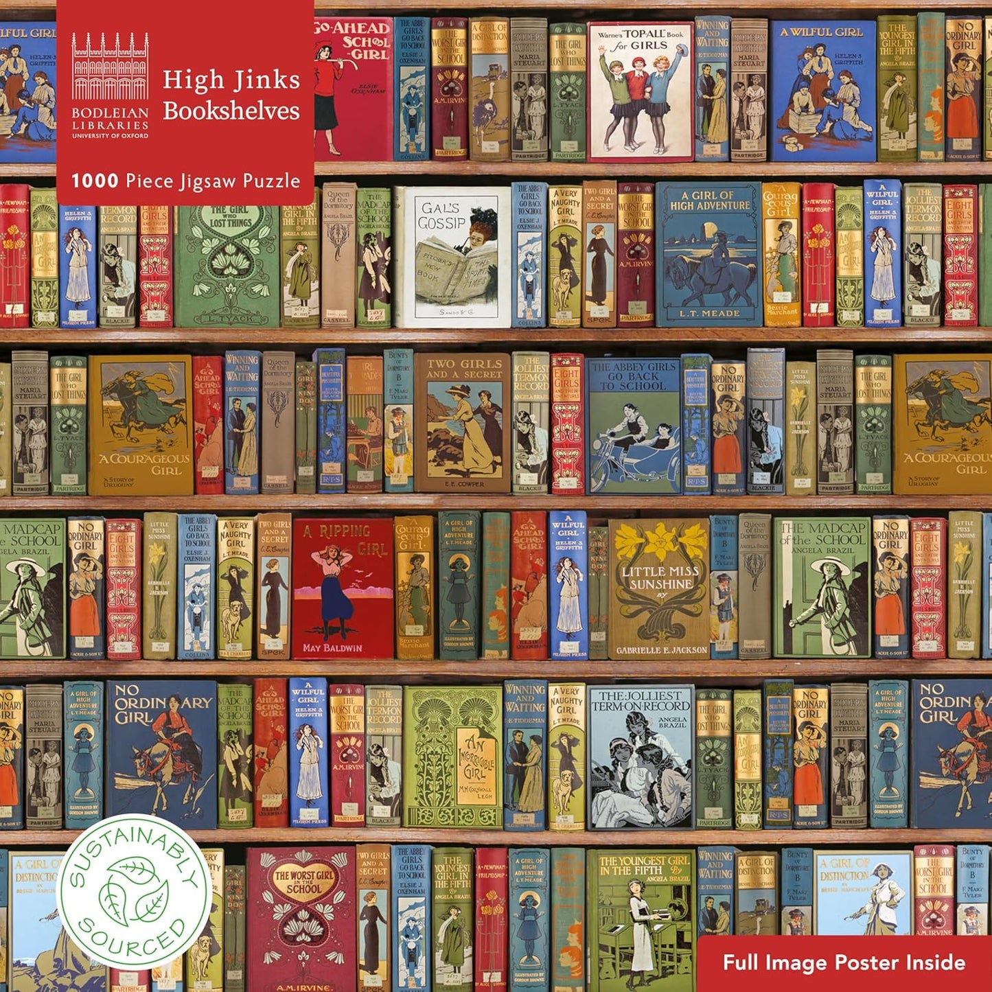 Bodleian Library: High Jinks Bookshelves: A 1000-piece Jigsaw Puzzle