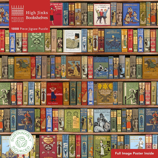 Bodleian Library: High Jinks Bookshelves: A 1000-piece Jigsaw Puzzle