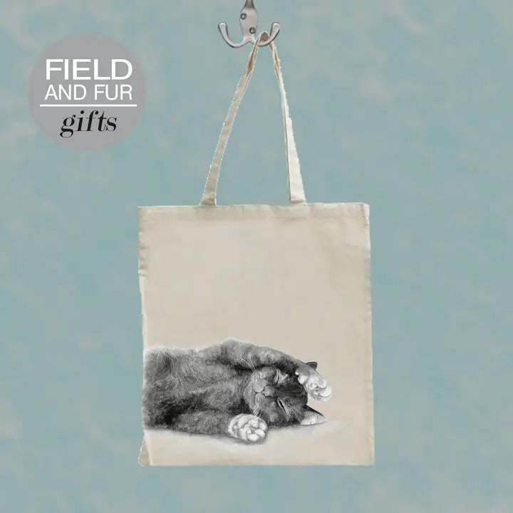 Cat Tote Shopping Bag - Field and Fur