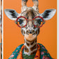 Crazy Giraffe 1000 Piece Jigsaw Puzzle