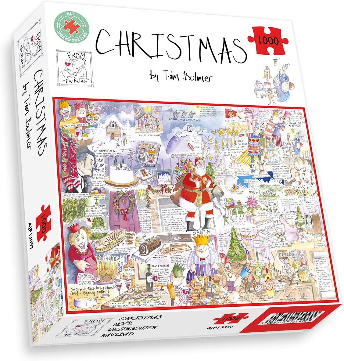 Christmas Jigsaw 1000 Piece Puzzle - Tim Bulmer