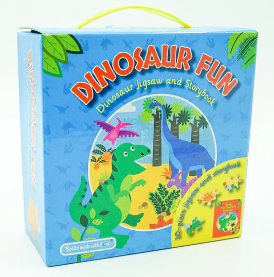 Dinosaur Fun Jigsaw & Storybook