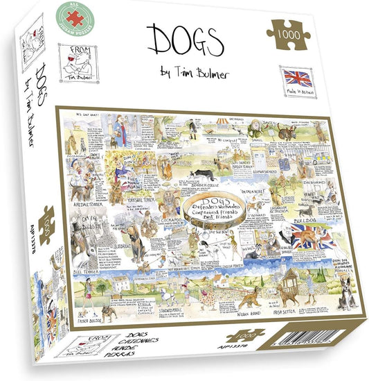 Dogs Jigsaw 1000 Piece Puzzle - Tim Bulmer